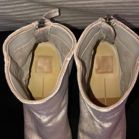 Dolce Vita Mira Crushed Velvet Booties sz8 - Picture 4 of 4